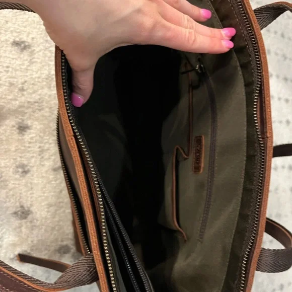 S Zone - NEW w tags Tote Bag - Brown in color - Picture 8 of 16